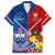 Custom Samoa And Tonga Rugby Family Matching Tank Maxi Dress and Hawaiian Shirt 2023 World Cup Manu Samoa With Ikale Tahi - Wonder Print Shop