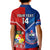 Custom Samoa And Tonga Rugby Kid Polo Shirt 2023 World Cup Manu Samoa With Ikale Tahi - Wonder Print Shop