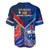 Samoa And France Rugby Baseball Jersey 2023 World Cup Manu Samoa With Les Bleus - Wonder Print Shop