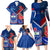 Samoa And France Rugby Family Matching Long Sleeve Bodycon Dress and Hawaiian Shirt 2023 World Cup Manu Samoa With Les Bleus - Wonder Print Shop