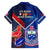 Samoa And France Rugby Hawaiian Shirt 2023 World Cup Manu Samoa With Les Bleus - Wonder Print Shop