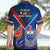 Samoa And France Rugby Hawaiian Shirt 2023 World Cup Manu Samoa With Les Bleus - Wonder Print Shop