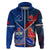 Samoa And France Rugby Hoodie 2023 World Cup Manu Samoa With Les Bleus - Wonder Print Shop