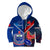 Samoa And France Rugby Kid Hoodie 2023 World Cup Manu Samoa With Les Bleus - Wonder Print Shop