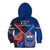 Samoa And France Rugby Kid Hoodie 2023 World Cup Manu Samoa With Les Bleus - Wonder Print Shop