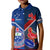 Samoa And France Rugby Kid Polo Shirt 2023 World Cup Manu Samoa With Les Bleus - Wonder Print Shop