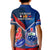 Samoa And France Rugby Kid Polo Shirt 2023 World Cup Manu Samoa With Les Bleus - Wonder Print Shop