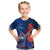 Samoa And France Rugby Kid T Shirt 2023 World Cup Manu Samoa With Les Bleus - Wonder Print Shop