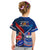 Samoa And France Rugby Kid T Shirt 2023 World Cup Manu Samoa With Les Bleus - Wonder Print Shop