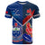 Samoa And France Rugby T Shirt 2023 World Cup Manu Samoa With Les Bleus - Wonder Print Shop