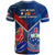 Samoa And France Rugby T Shirt 2023 World Cup Manu Samoa With Les Bleus - Wonder Print Shop