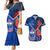 Custom Samoa And France Rugby Couples Matching Mermaid Dress and Hawaiian Shirt 2023 World Cup Manu Samoa With Les Bleus - Wonder Print Shop