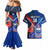 Custom Samoa And France Rugby Couples Matching Mermaid Dress and Hawaiian Shirt 2023 World Cup Manu Samoa With Les Bleus - Wonder Print Shop