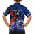 Custom Samoa And France Rugby Hawaiian Shirt 2023 World Cup Manu Samoa With Les Bleus - Wonder Print Shop