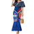 Custom Samoa And France Rugby Mermaid Dress 2023 World Cup Manu Samoa With Les Bleus - Wonder Print Shop