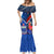 Custom Samoa And France Rugby Mermaid Dress 2023 World Cup Manu Samoa With Les Bleus - Wonder Print Shop