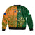 Australia And Ireland Rugby Bomber Jacket 2023 World Cup Walllabies With Shamrocks - Wonder Print Shop