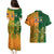 Australia And Ireland Rugby Couples Matching Puletasi Dress and Hawaiian Shirt 2023 World Cup Walllabies With Shamrocks - Wonder Print Shop