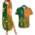 Australia And Ireland Rugby Couples Matching Summer Maxi Dress and Hawaiian Shirt 2023 World Cup Walllabies With Shamrocks - Wonder Print Shop