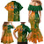 Australia And Ireland Rugby Family Matching Mermaid Dress and Hawaiian Shirt 2023 World Cup Walllabies With Shamrocks - Wonder Print Shop