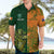 Australia And Ireland Rugby Hawaiian Shirt 2023 World Cup Walllabies With Shamrocks - Wonder Print Shop