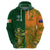 Australia And Ireland Rugby Hoodie 2023 World Cup Walllabies With Shamrocks - Wonder Print Shop