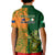 Australia And Ireland Rugby Kid Polo Shirt 2023 World Cup Walllabies With Shamrocks - Wonder Print Shop