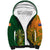 Australia And Ireland Rugby Sherpa Hoodie 2023 World Cup Walllabies With Shamrocks LT14