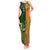 Australia And Ireland Rugby Tank Maxi Dress 2023 World Cup Walllabies With Shamrocks LT14