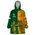 Australia And Ireland Rugby Wearable Blanket Hoodie 2023 World Cup Walllabies With Shamrocks LT14