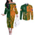 custom-australia-and-ireland-rugby-couples-matching-off-the-shoulder-long-sleeve-dress-and-long-sleeve-button-shirts-2023-world-cup-walllabies-with-shamrocks