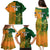 Custom Australia And Ireland Rugby Family Matching Puletasi Dress and Hawaiian Shirt 2023 World Cup Walllabies With Shamrocks - Wonder Print Shop