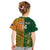 Custom Australia And Ireland Rugby Kid T Shirt 2023 World Cup Walllabies With Shamrocks - Wonder Print Shop