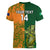 custom-australia-and-ireland-rugby-women-v-neck-t-shirt-2023-world-cup-walllabies-with-shamrocks