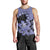 Purple Hawaii Men Tank Top Tapa Cloth Mix Tropical Flowers Pastel Vibes - Wonder Print Shop