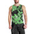 Green Hawaii Men Tank Top Tapa Cloth Mix Tropical Flowers Pastel Vibes - Wonder Print Shop