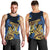 Polynesia Fabric Men Tank Top Polynesian Tribal With Frangipani Flowers - Wonder Print Shop