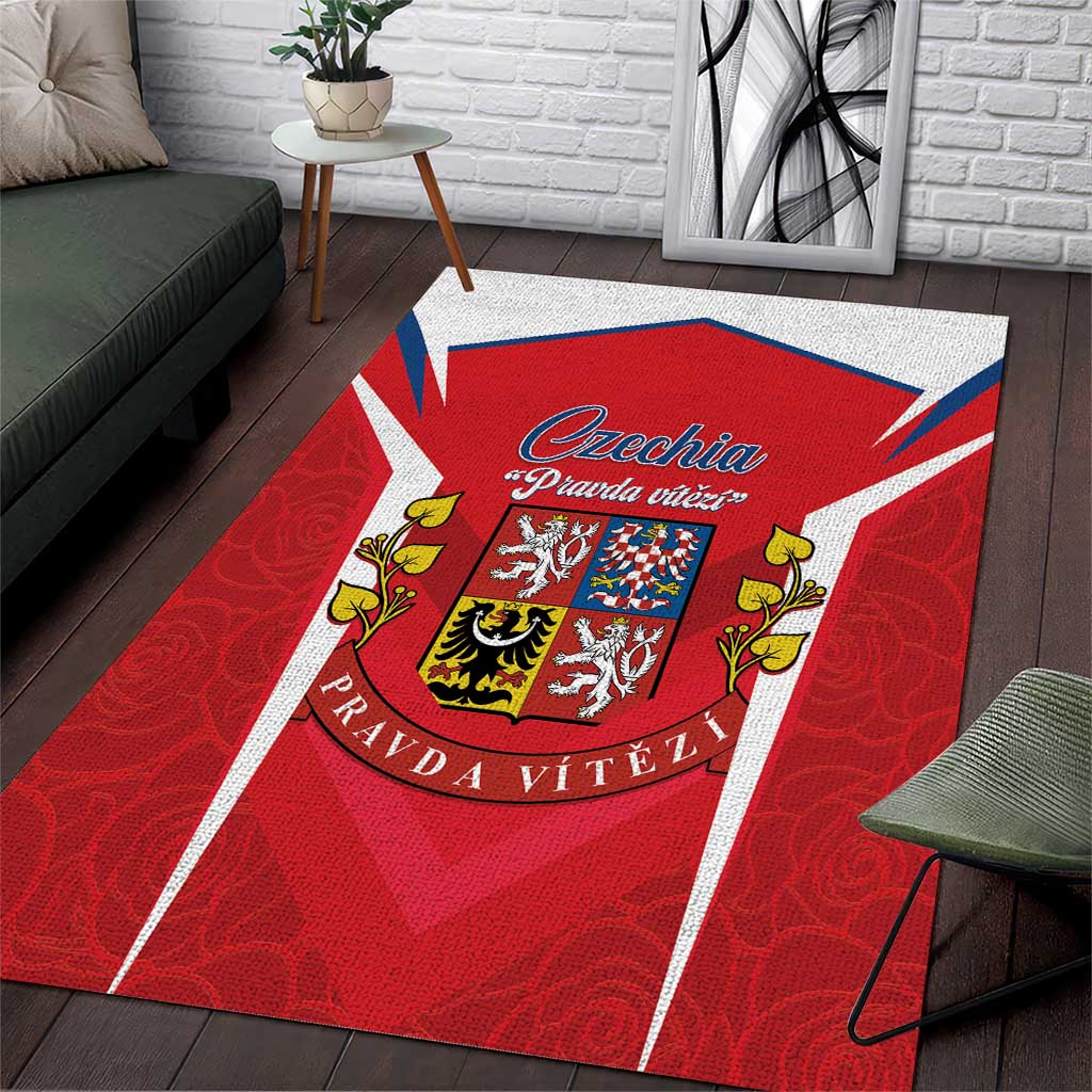 Czech Republic Restoration Day Area Rug Czechia Pravda Vitezi