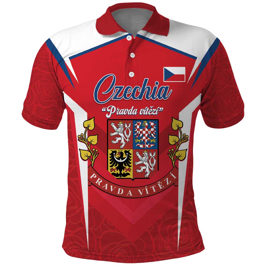 Czech Republic Restoration Day Polo Shirt Czechia Pravda Vitezi