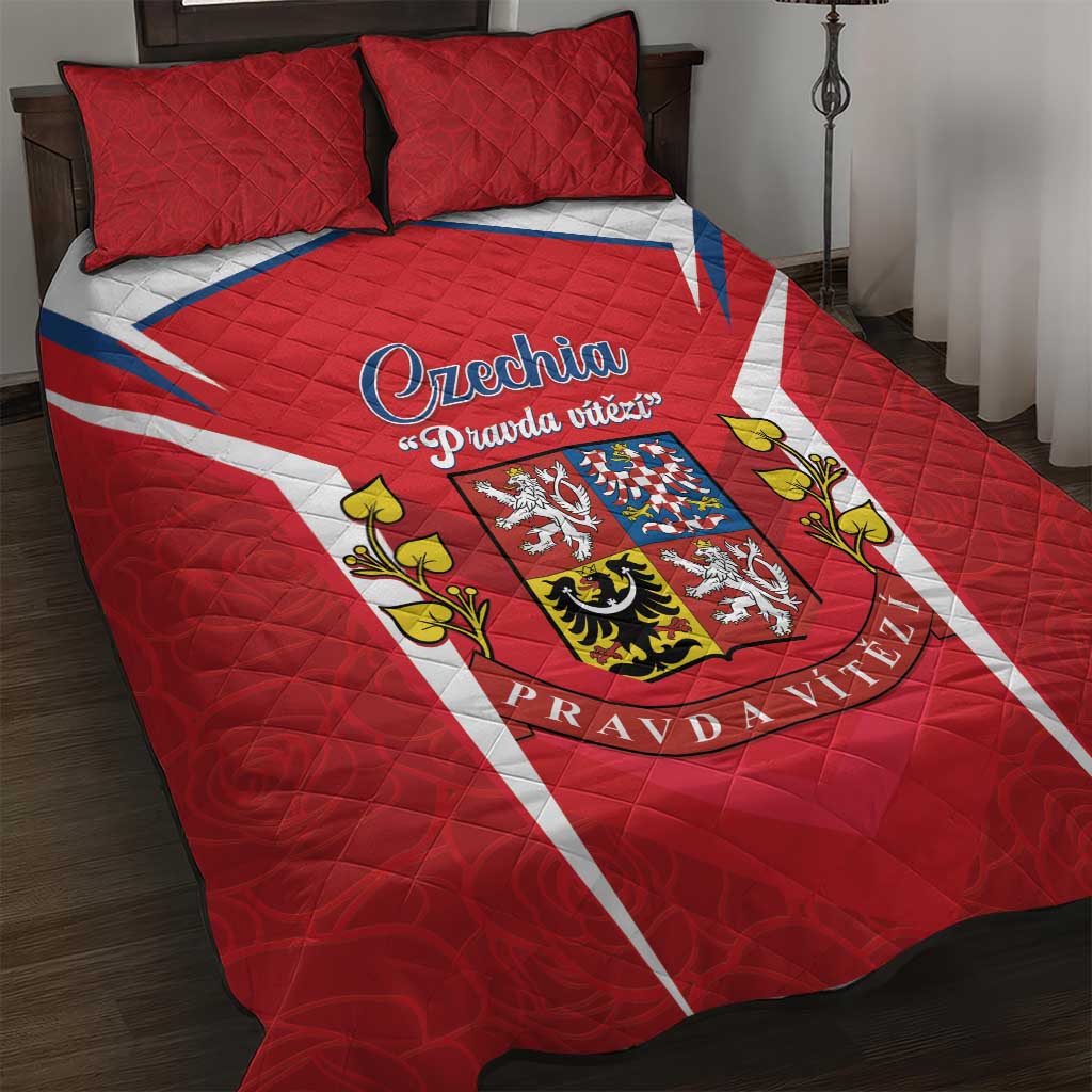 Czech Republic Restoration Day Quilt Bed Set Czechia Pravda Vitezi - Wonder Print Shop