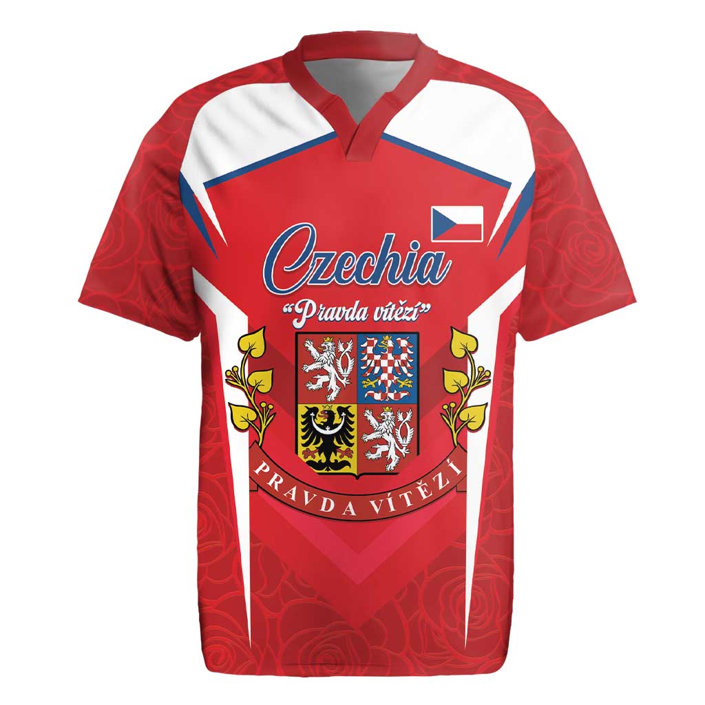 Czech Republic Restoration Day Rugby Jersey Czechia Pravda Vitezi - Wonder Print Shop