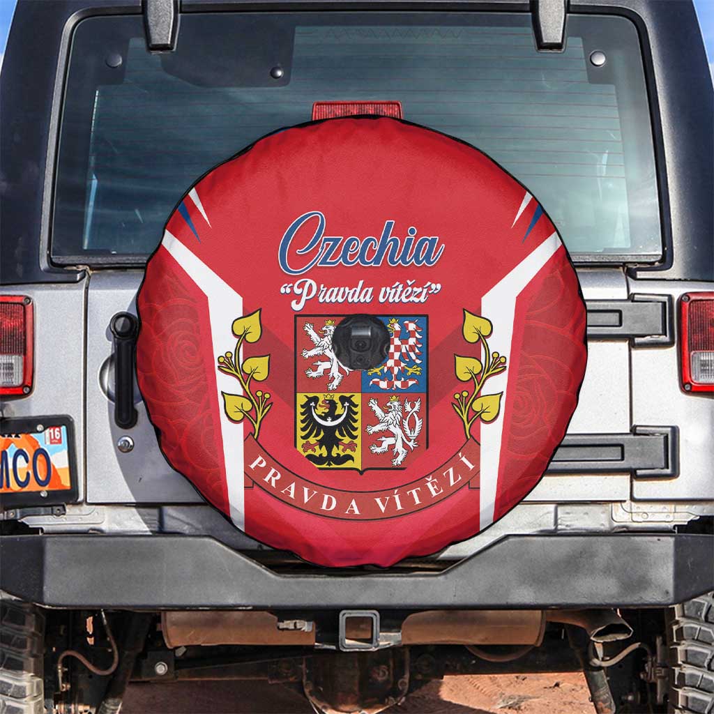 Czech Republic Restoration Day Spare Tire Cover Czechia Pravda Vitezi - Wonder Print Shop