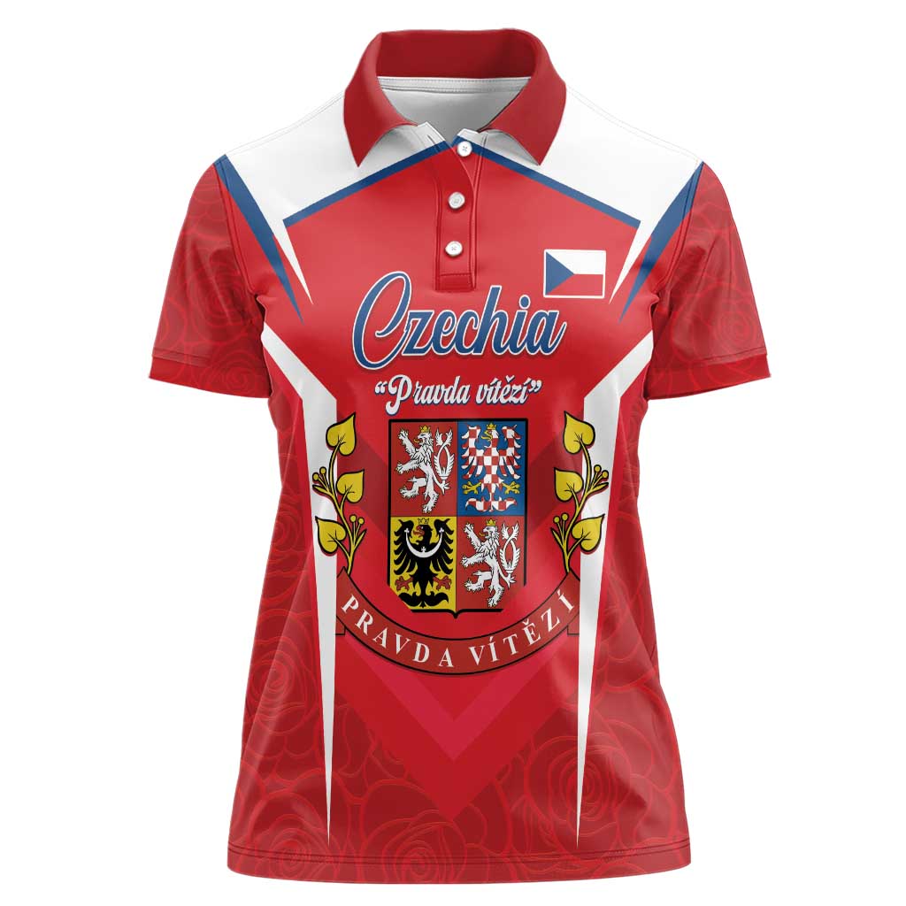 Czech Republic Restoration Day Women Polo Shirt Czechia Pravda Vitezi - Wonder Print Shop