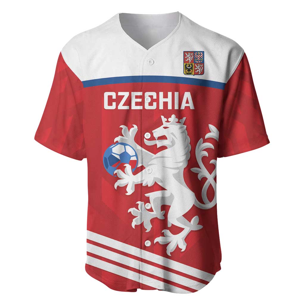 Custom Czech Republic Football Baseball Jersey Go Czechia - Sporty Style - Wonder Print Shop