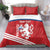 Custom Czech Republic Football Bedding Set Go Czechia - Sporty Style - Wonder Print Shop