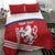 Custom Czech Republic Football Bedding Set Go Czechia - Sporty Style - Wonder Print Shop