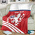 Custom Czech Republic Football Blanket Go Czechia - Sporty Style