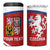 Personalised Czech Republic Football 4 in 1 Can Cooler Tumbler Go Czechia - Sporty Style - Wonder Print Shop