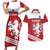 Custom Czech Republic Football Couples Matching Short Sleeve Bodycon Dress and Hawaiian Shirt Go Czechia - Sporty Style - Wonder Print Shop