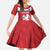 Custom Czech Republic Football Kid Short Sleeve Dress Go Czechia - Sporty Style - Wonder Print Shop